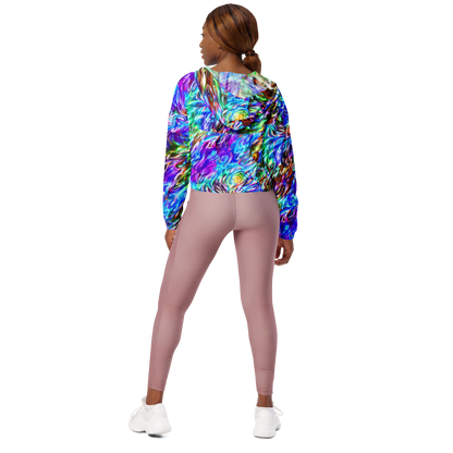 Women's Cropped Windbreaker - Faini Whirlwind