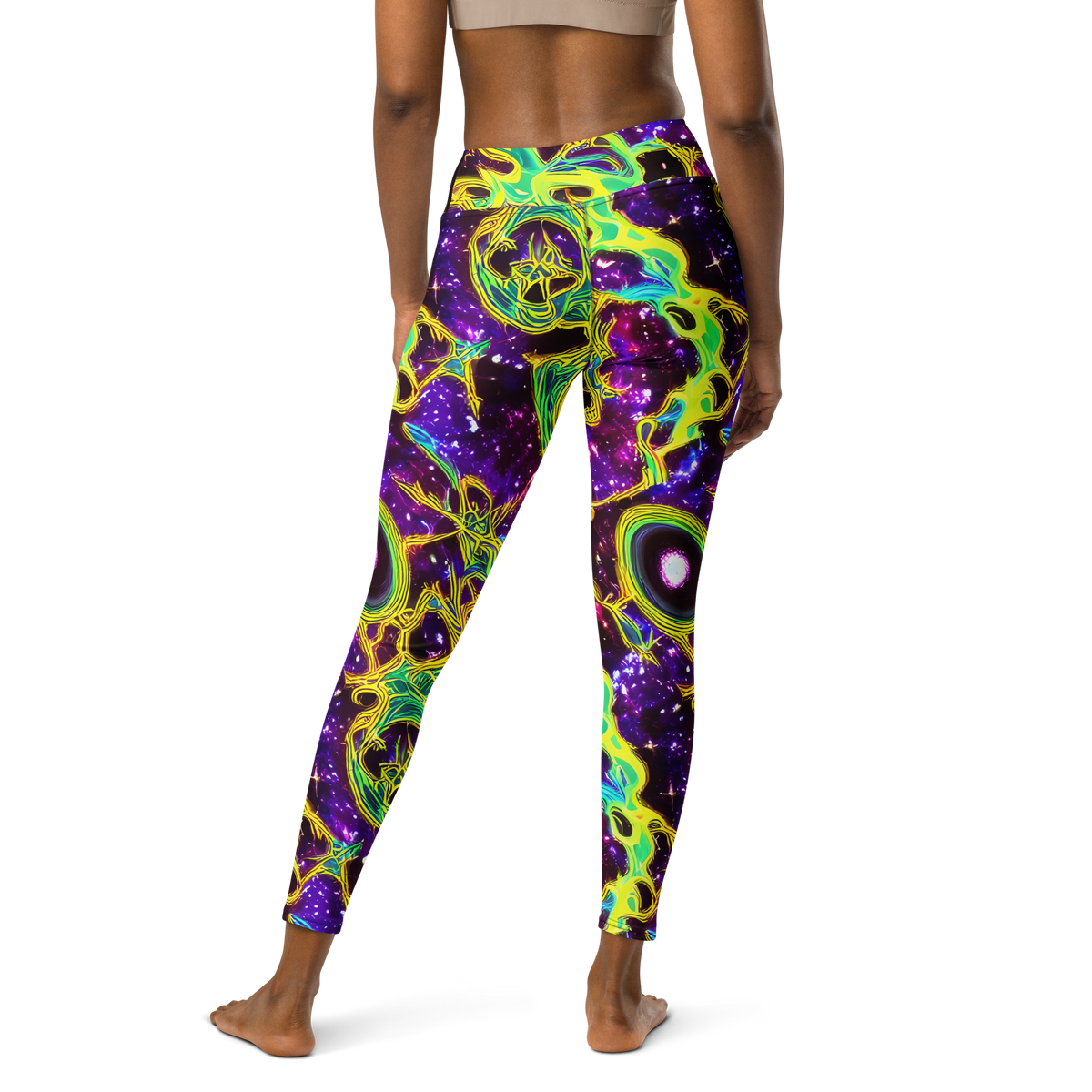 Yoga Leggings - Galactic Web