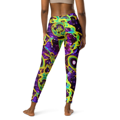 Yoga Leggings - Galactic Web