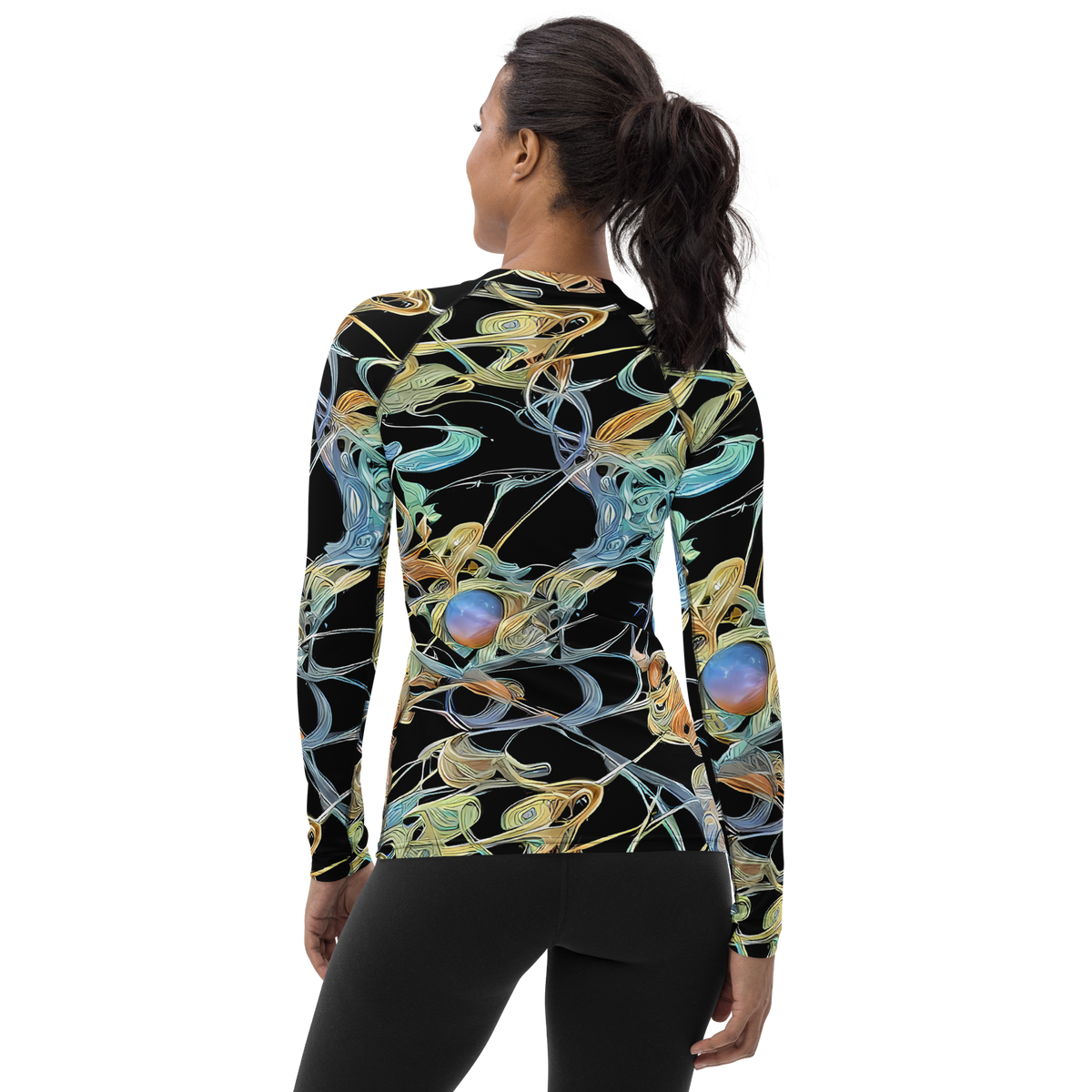 Women's Rash Guard - Infinite Mist