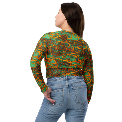 Long Sleeve Crop Top - Nebula Nodes