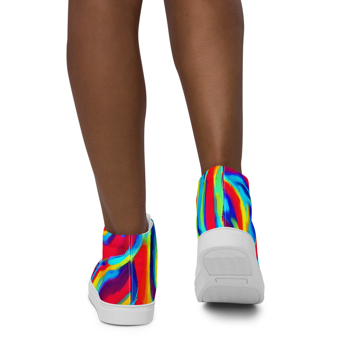 Women's High Top Canvas Shoes - Stael Swirls