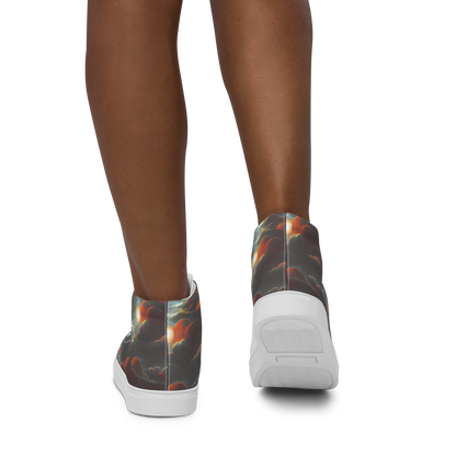 Women's High Top Canvas Shoes - Stellar Highlands