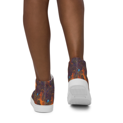 Women's High Top Canvas Shoes - Pozzo Vortex