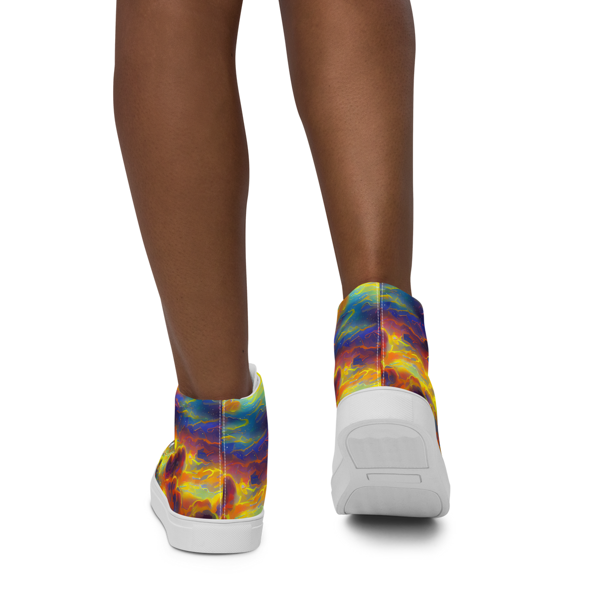 Women's High Top Canvas Shoes - Averin's Nebula