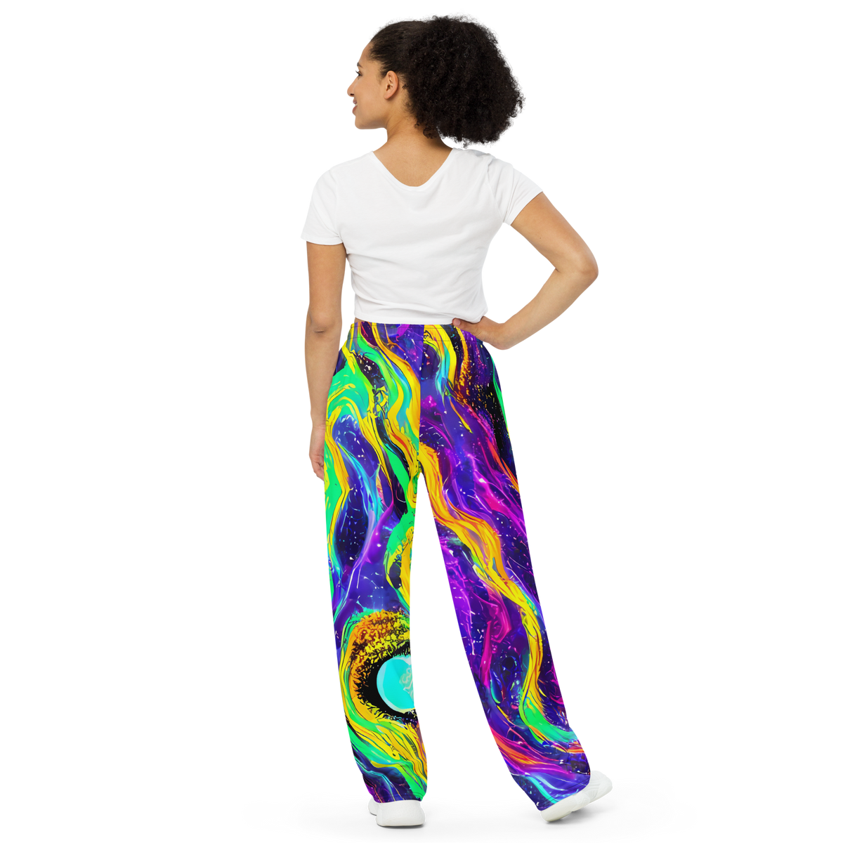 Wide-Leg Pants - Jackson Swirl