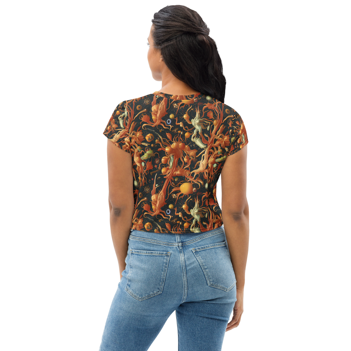 Women's Crop Tee - Bosschaert's Nebula