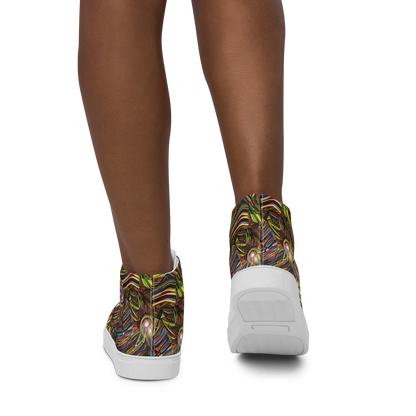 Women's High Top Canvas Shoes - Quantum Palette