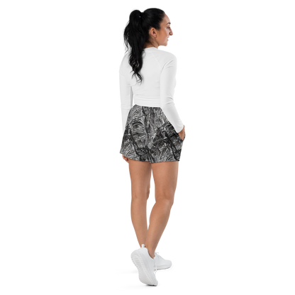Women’s Athletic Shorts - Gothic Whirlwind