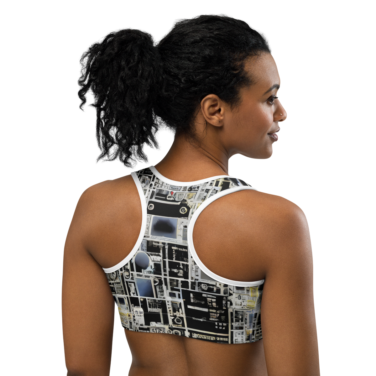 Sports Bra - High Contrast, As A Texture, David Eugene Henry, Grace English