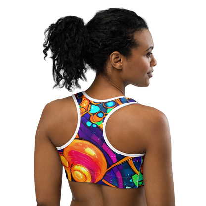 Sports Bra - Iridescent Nebula