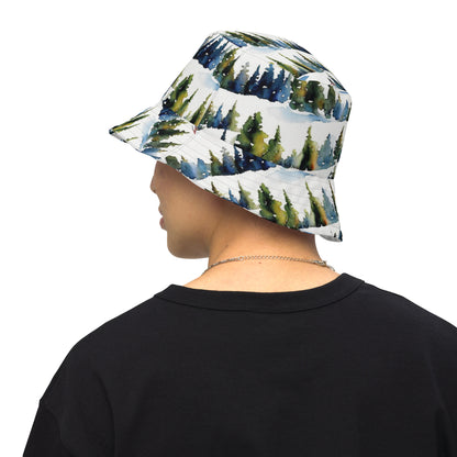 Reversible Bucket Hat - Arctic Escape