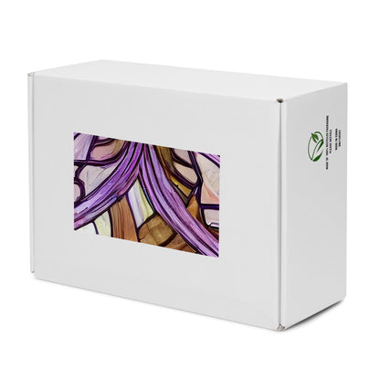 Women's High Top Canvas Shoes - Stained Glass Whirl