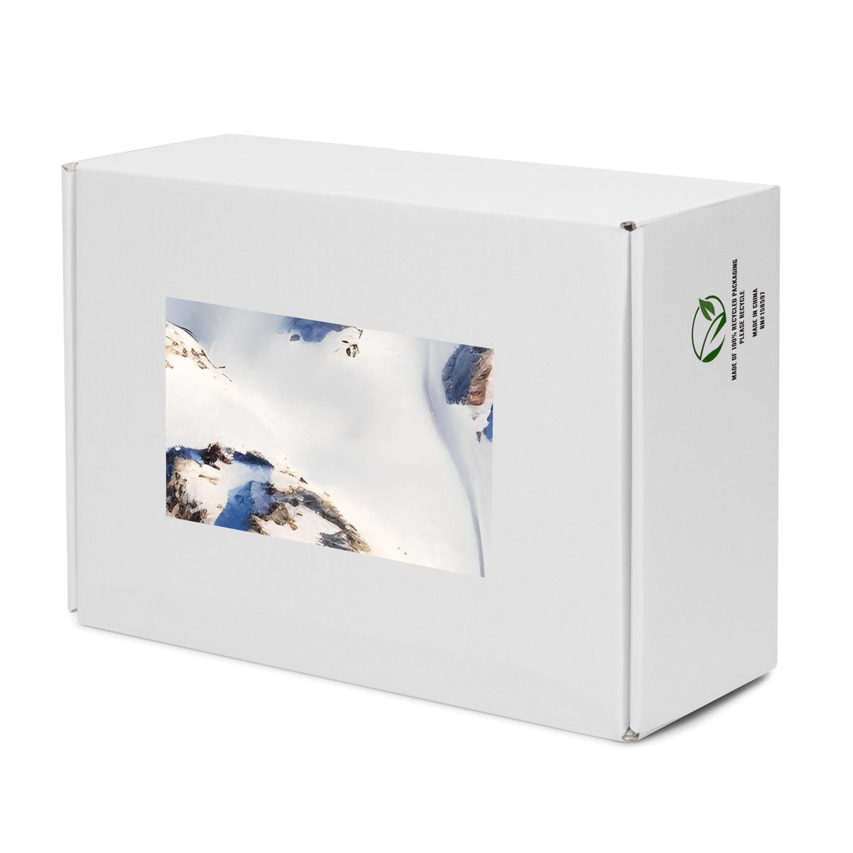 Women's High Top Canvas Shoes - Snowlit Peaks