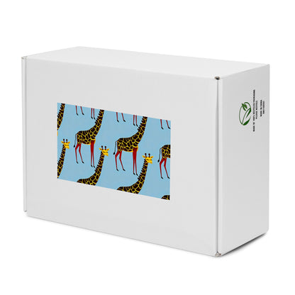 Men's High Top Canvas Shoes - Giraffe Groove