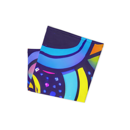 Neck Gaiter - Neon Graffscape