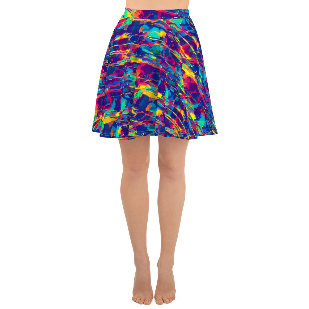 Skater Skirt - Spectrum Streaks