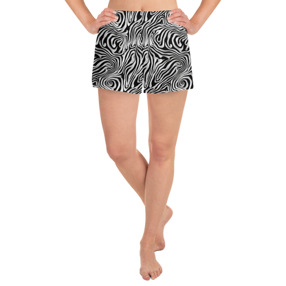 Women’s Athletic Shorts - Warped Cosmos