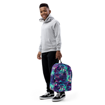 Minimalist Backpack - Synthwave Surge