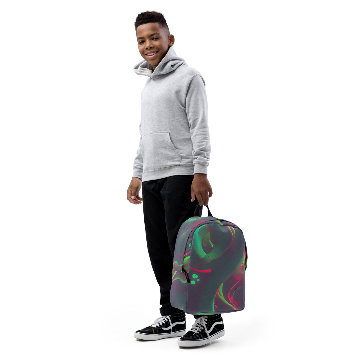 Minimalist Backpack - Neon Whisper