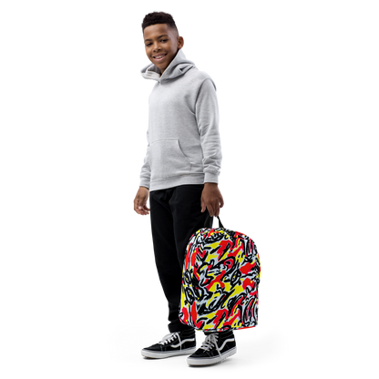 Minimalist Backpack - Cosmic Brushstrokes