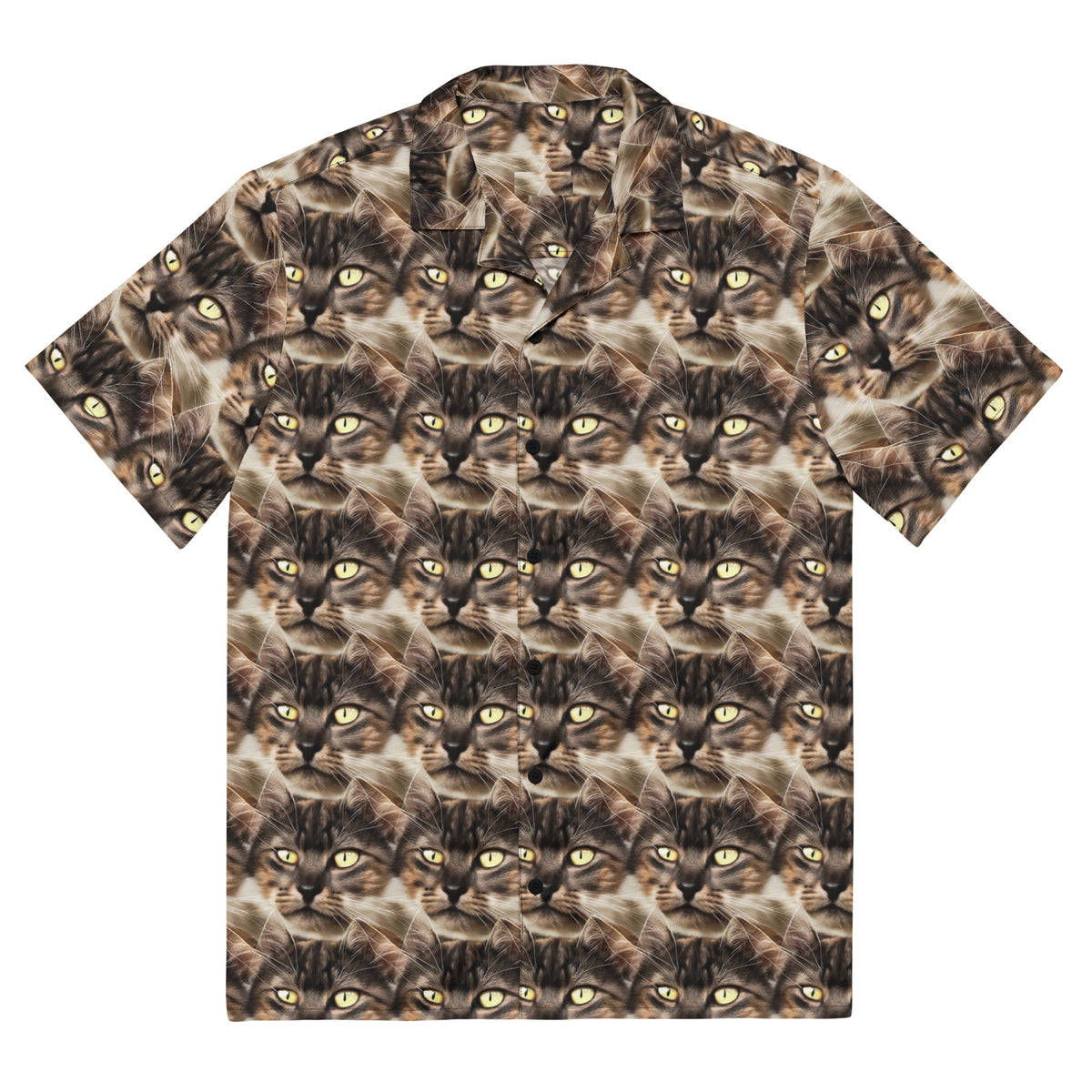 Button Shirt - Feline Reverie