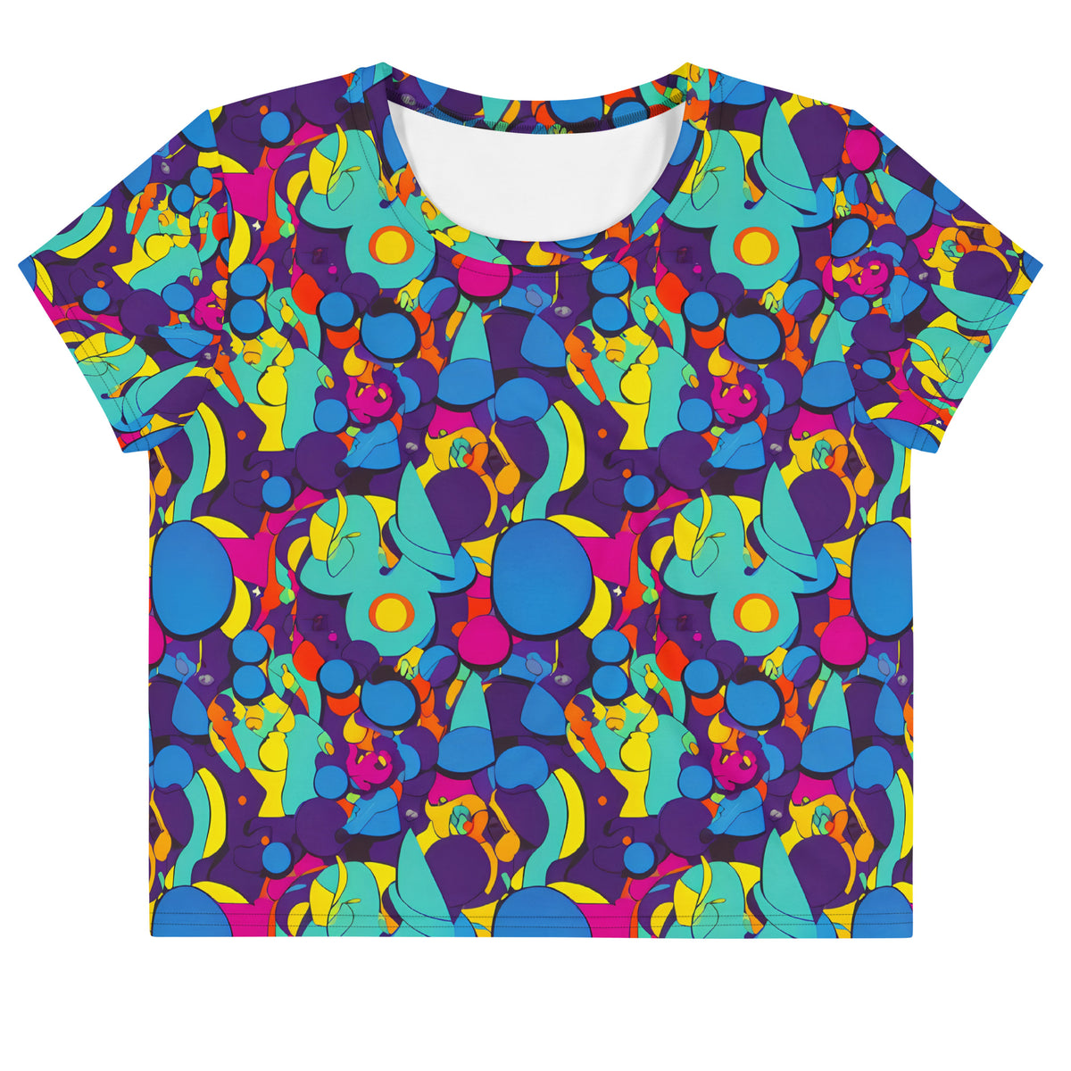 Crop Tee - Psychedelic Harmony
