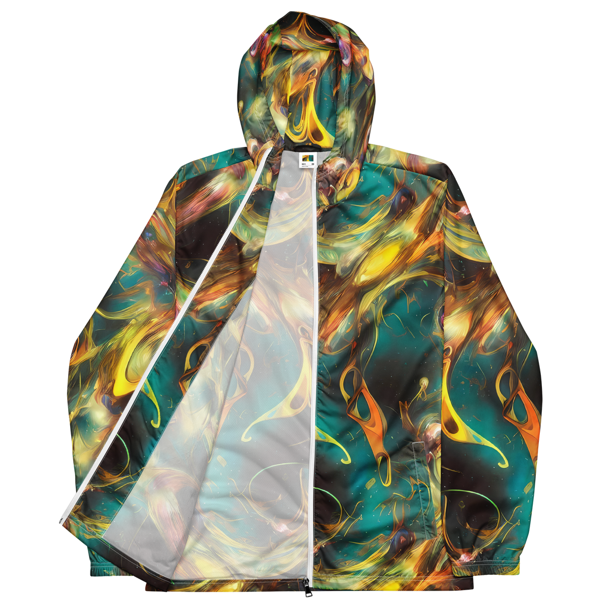 Men's Windbreaker - Elegant Whirl