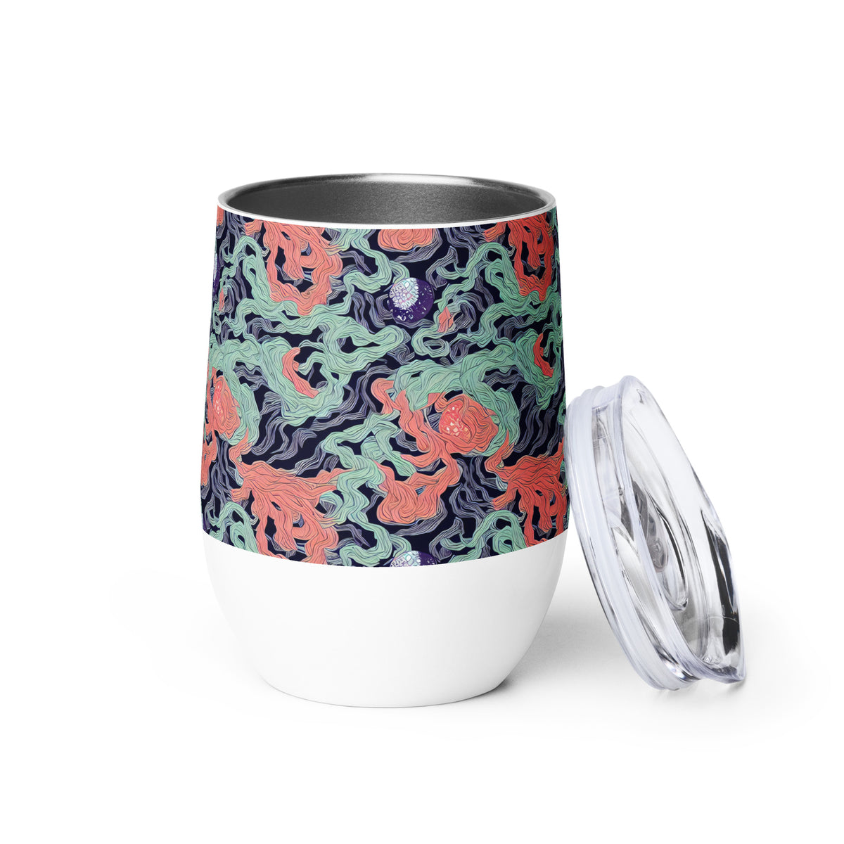 Wine Tumbler - Cosmic Coral