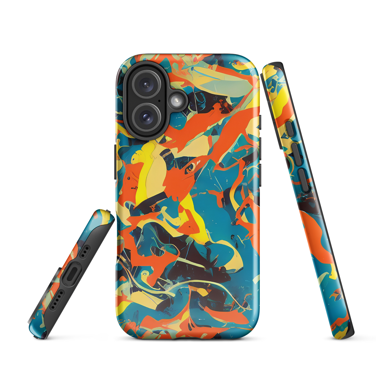 Tough Case for iPhone® - Abstract Tango