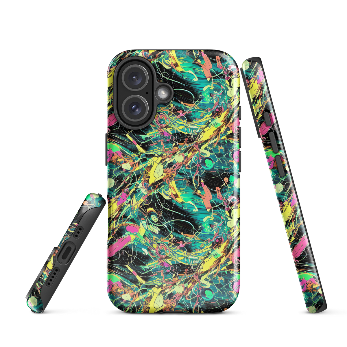 Tough Case for iPhone® - Cyborg Whirl