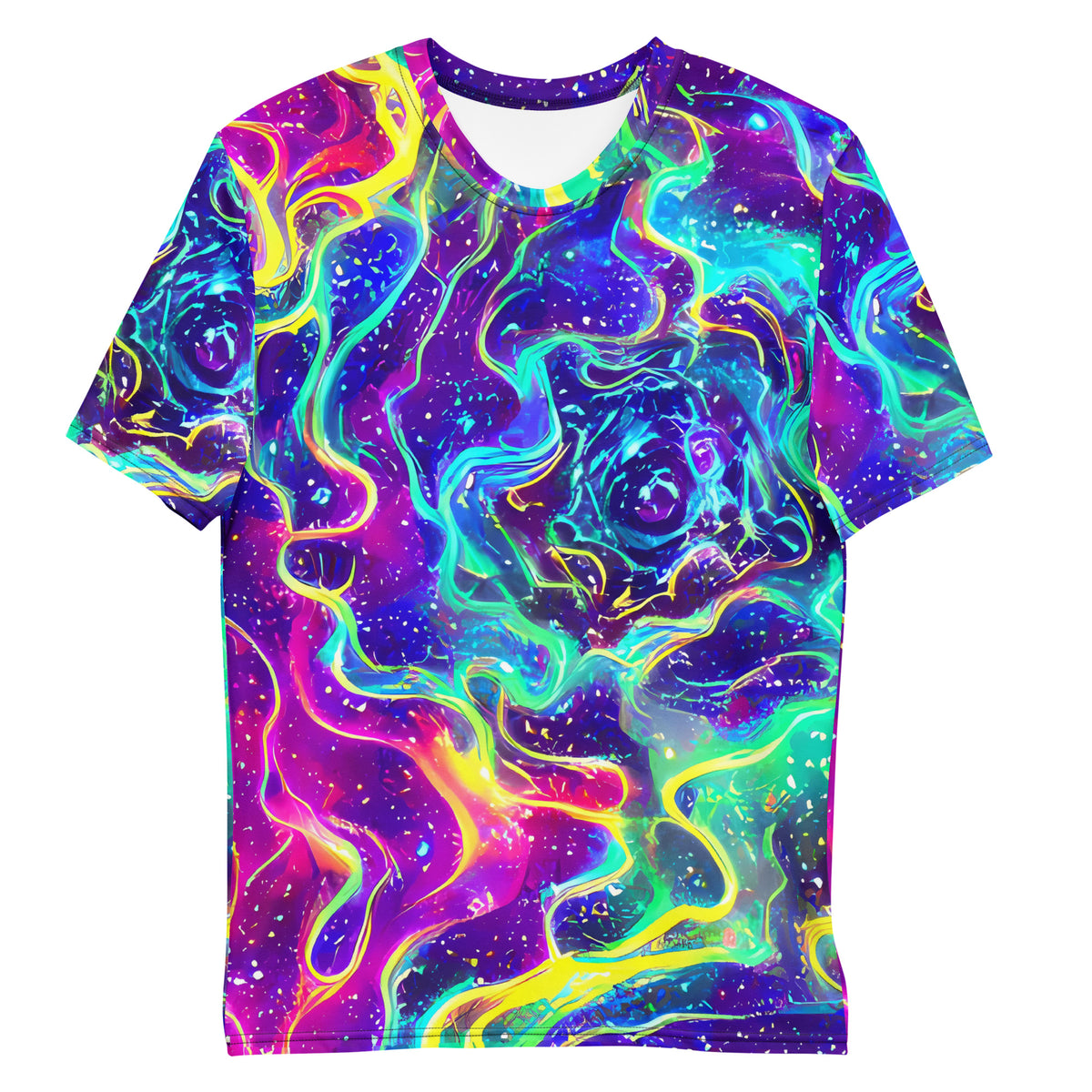Men's Crew Neck T-Shirt - Liquid Light Show