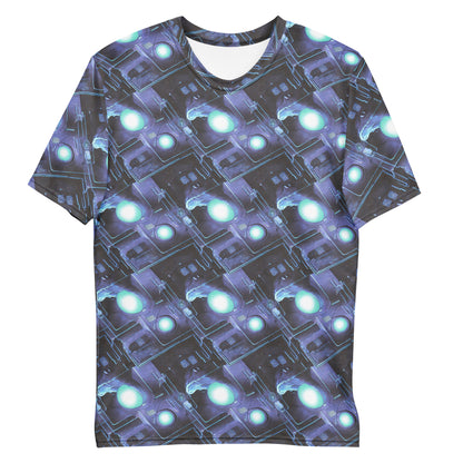 Men's Crew Neck T-Shirt - Galactic Circuit