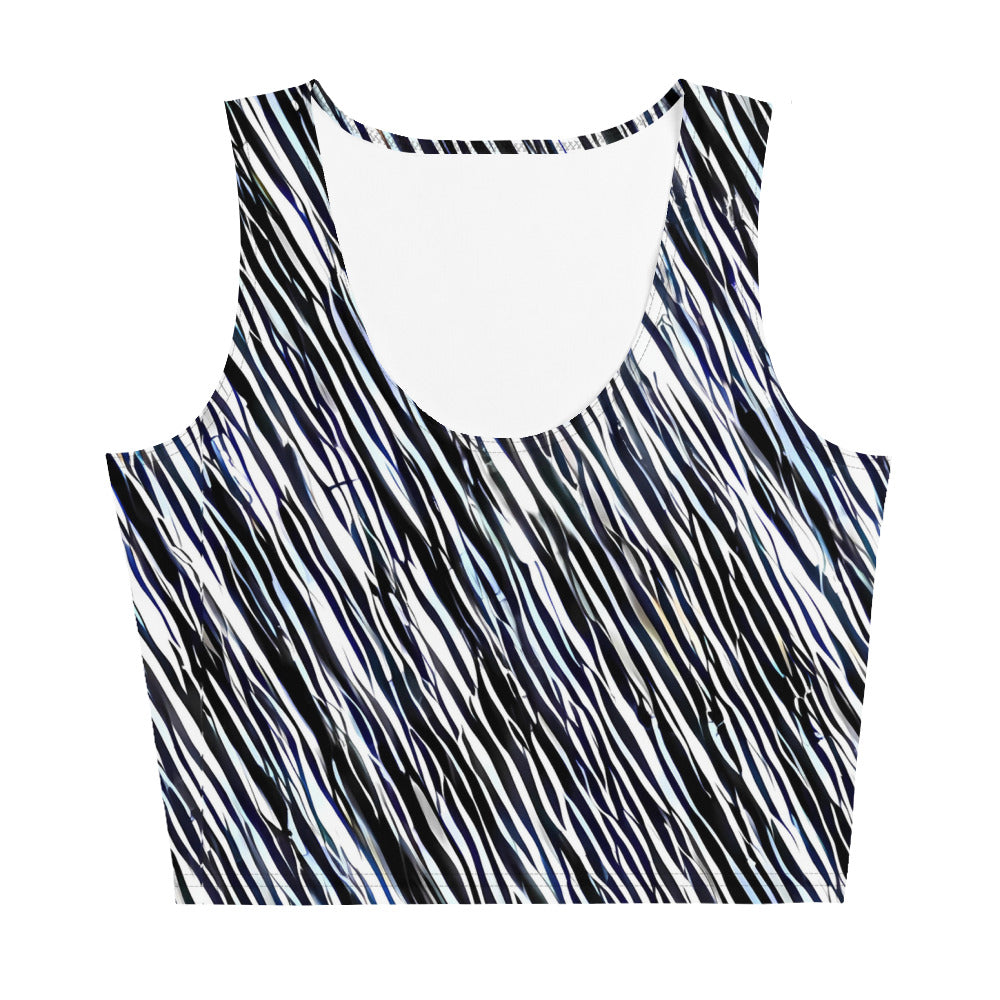 Crop Top - Dupain Waves