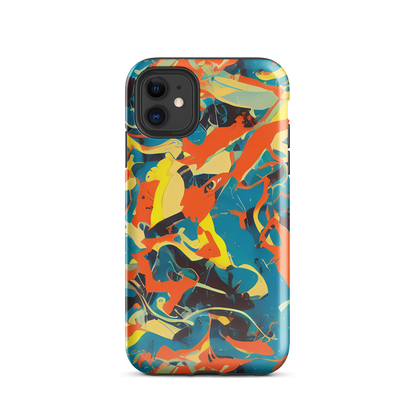 Tough Case for iPhone® - Abstract Tango