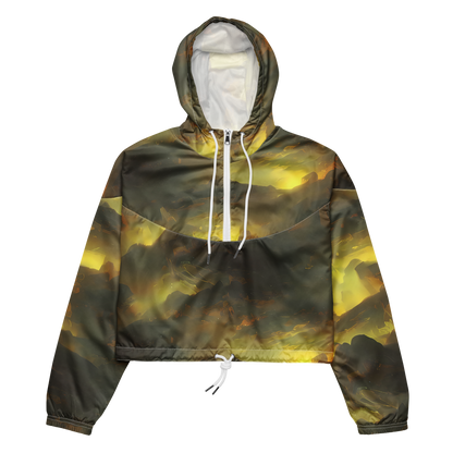Women's Cropped Windbreaker - Crimson Tide