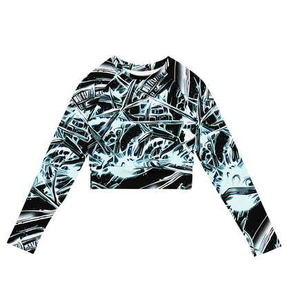Long Sleeve Crop Top - Frosted Infusion