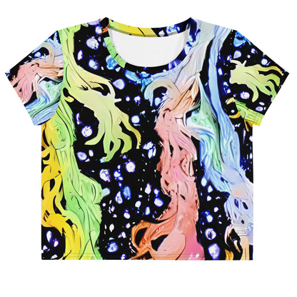 Women's Crop Tee - Celestial Serenade
