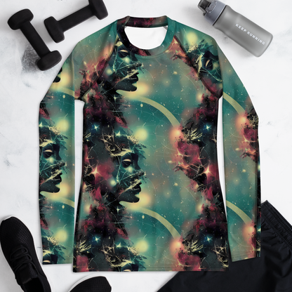 Women's Rash Guard - Galactic Serpent