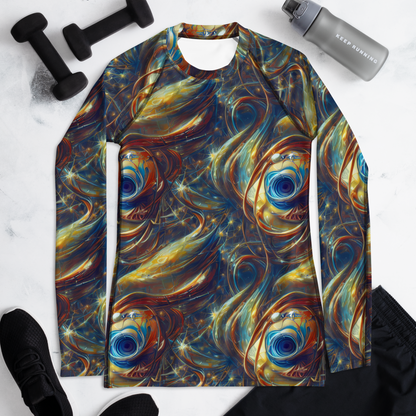 Women's Rash Guard - Celestial Vortex