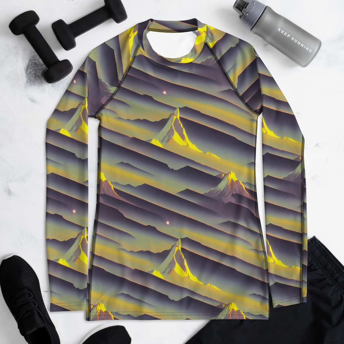 Women's Rash Guard - Surreal Summit