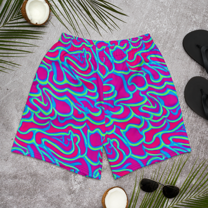 Men's Athletic Shorts - Aquatic Ember