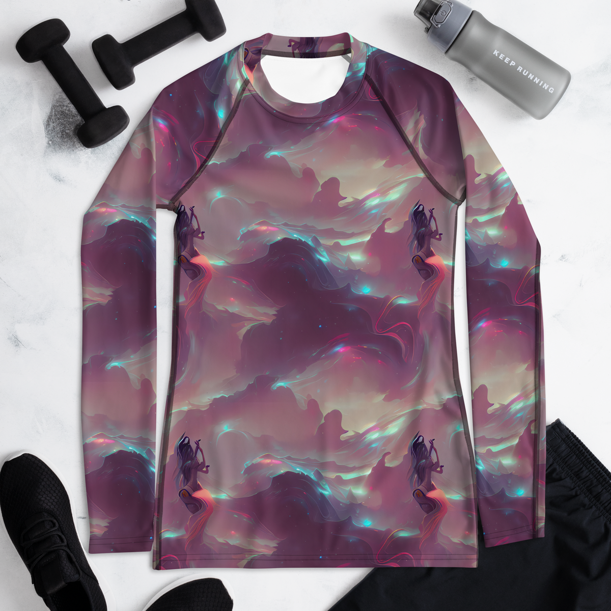 Women's Rash Guard - Astral Illusions