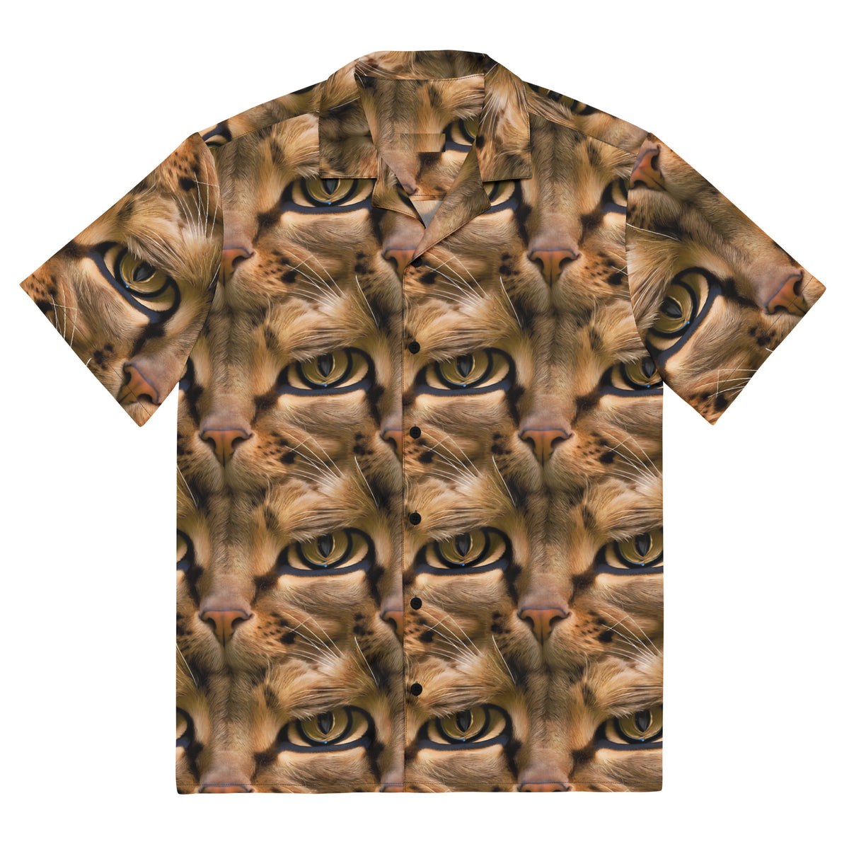 Button Shirt - Feline Whisper