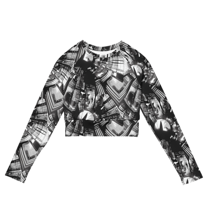 Long Sleeve Crop Top - Silent Reflection