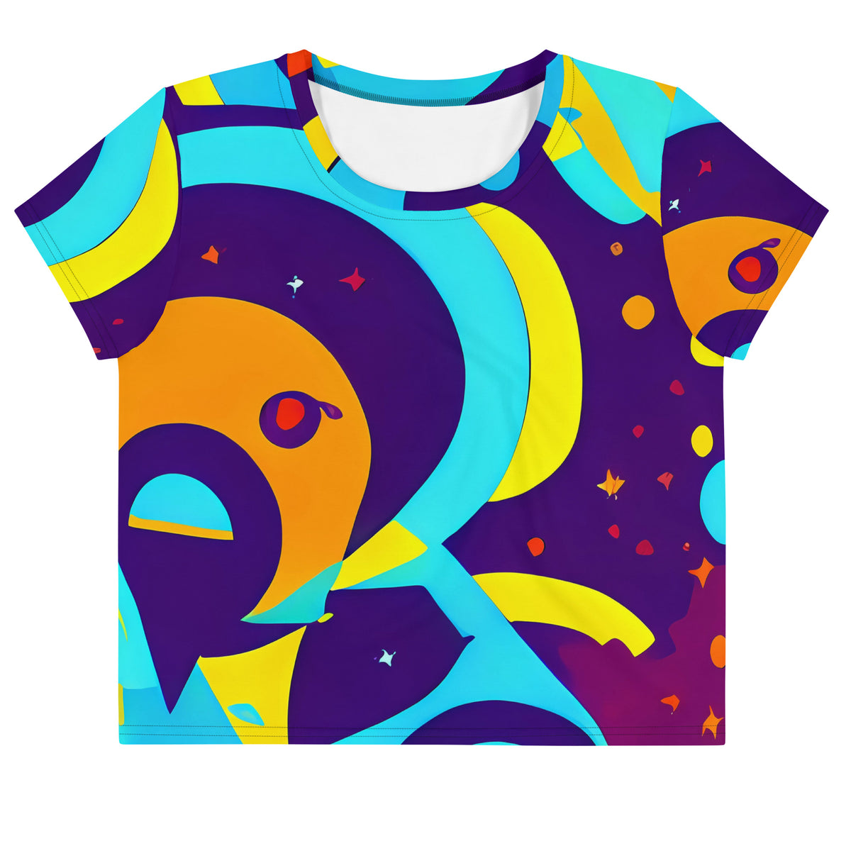 Women's Crop Tee - Gerace Geometry