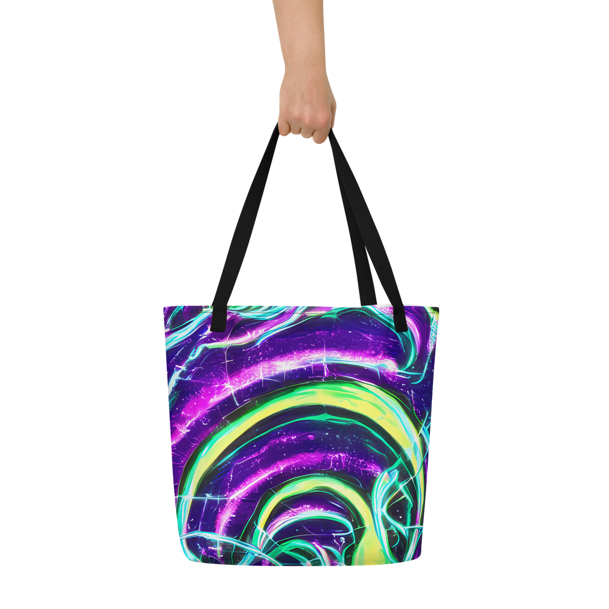 Large Tote Bag w/ Pocket - Quesnel's Vortex