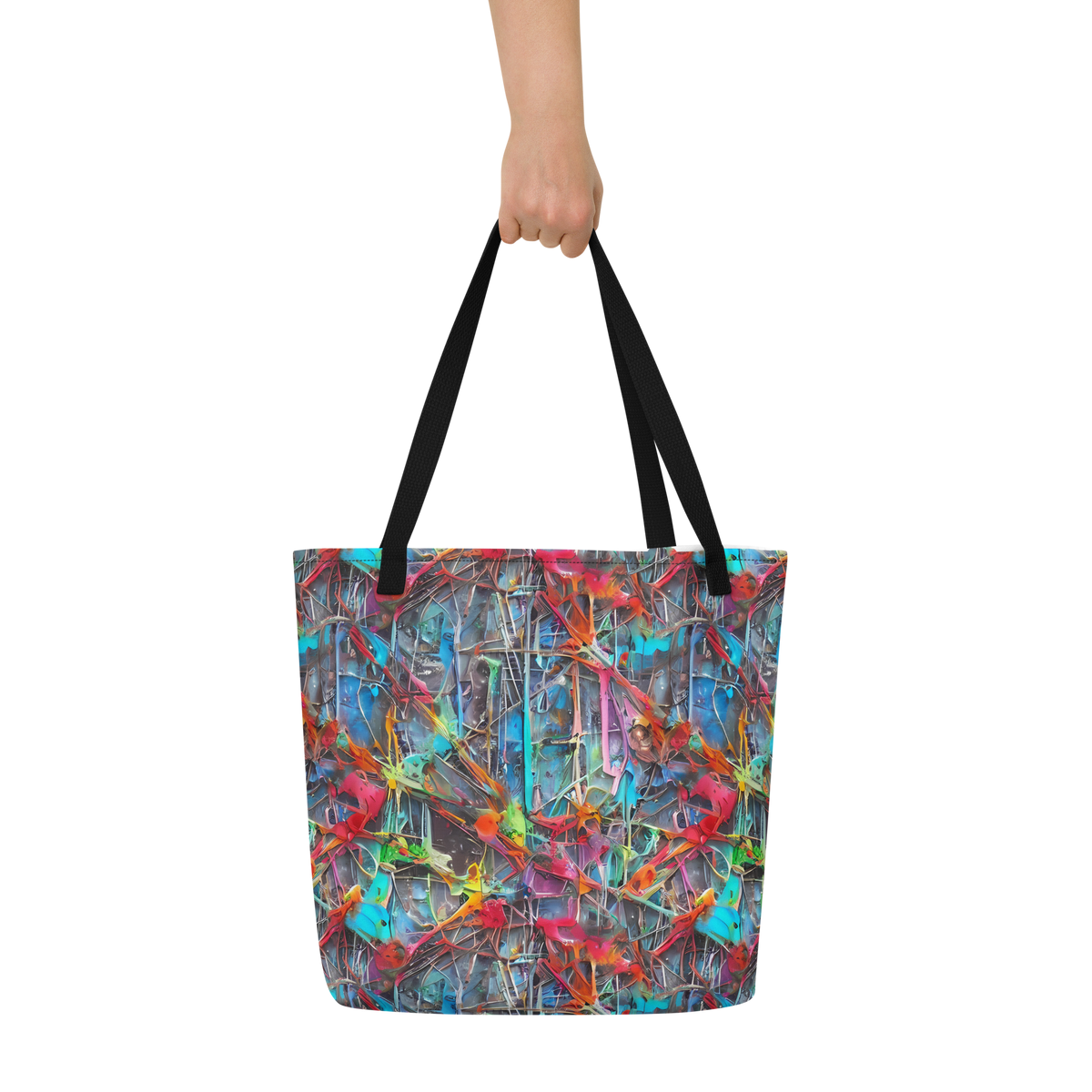Large Tote Bag w/ Pocket - Junkyard Jewel