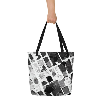 Large Tote Bag w/ Pocket - Interstellar Chic