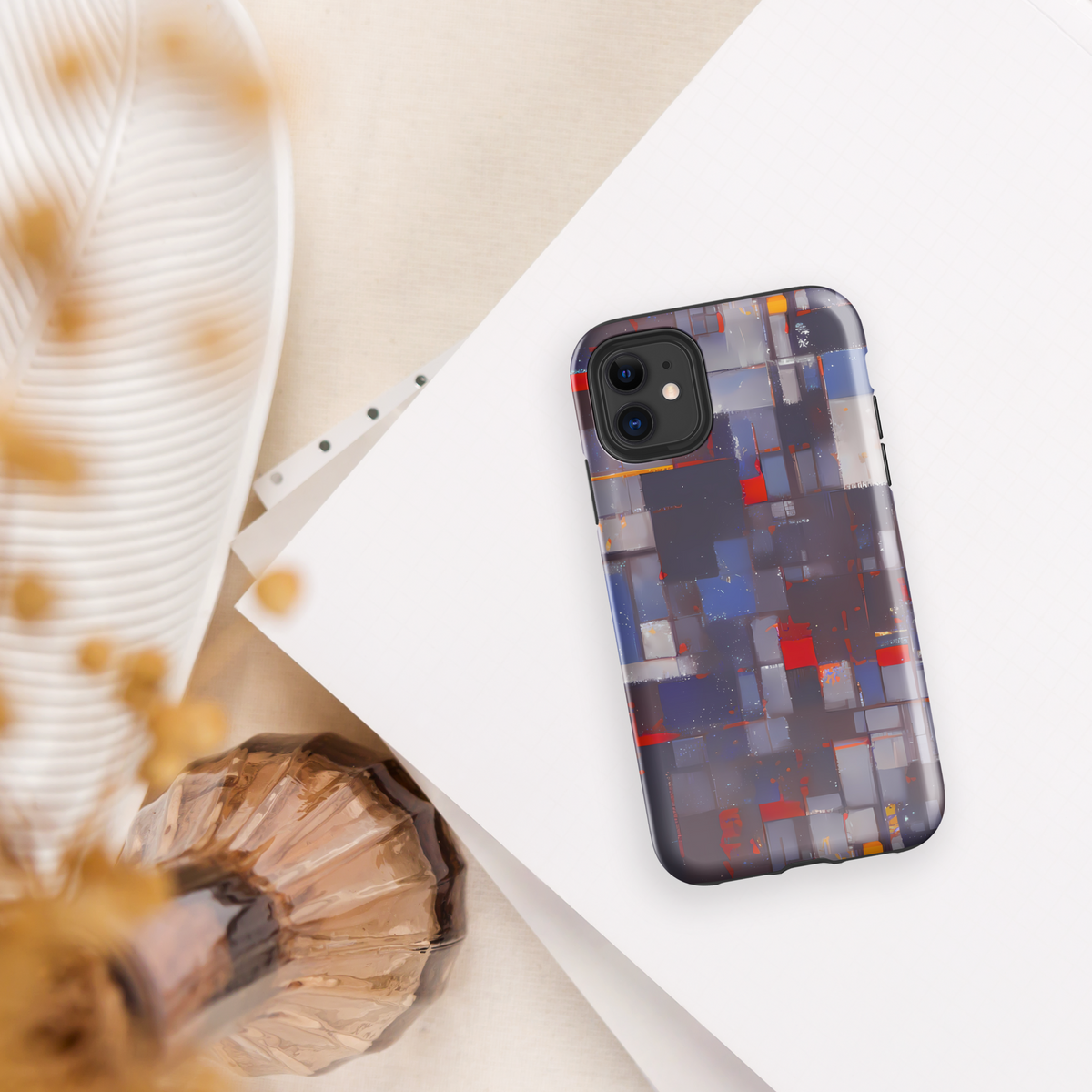 Tough Case for iPhone® - Cubist Rhythm